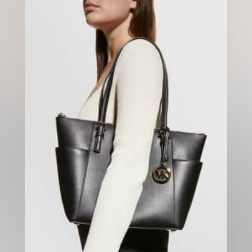 Michael Kors Leather Jet Set Tote